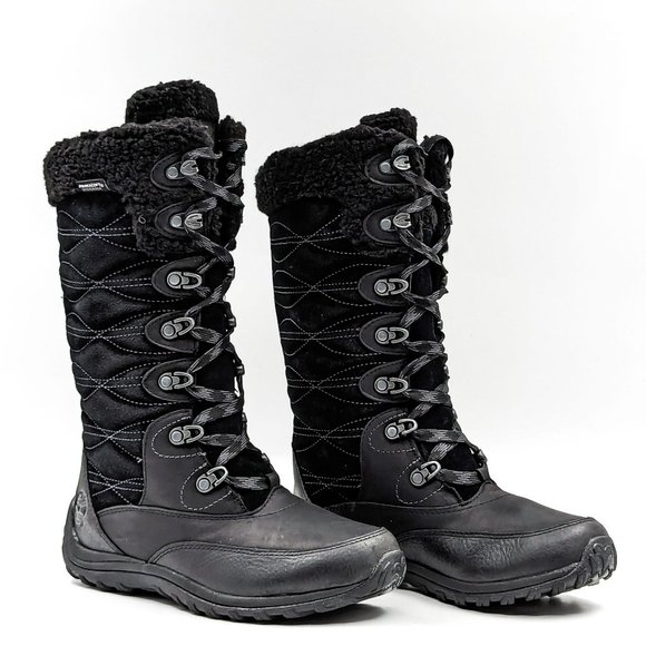 Timberland Women Willowood Waterproof Black Winter Primaloft 200G Boots size 5.5 - Picture 1 of 12